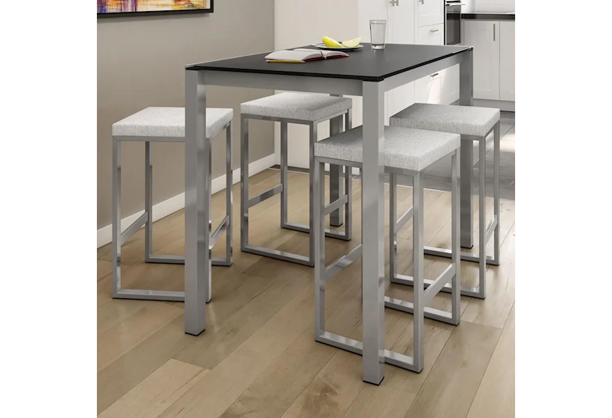 Urban 5-Piece Harrison Counter Table Set by Amisco at Esprit Decor Home Furnishings